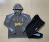 24/25 Tottenham dark gray half zip Hooded Jacket - Image 25