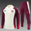24/25 Bayern Munchen white half zip Tracksuit - Image 10