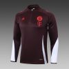 24/25 Bayern Munchen Red brown half zip Tracksuit - Image 5