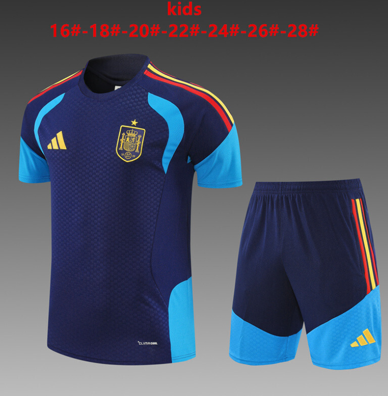 26/27 Spanish navy blue kids Training Kits - Image 1
