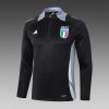24/25 Italy half zip Tracksuit black - Image 12