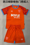 Adults kits 25/26 West Ham United orange goalkeeper