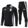 24/25 Italy half zip Tracksuit black - Image 5