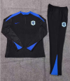 24/25 Netherlands black Kid half zip Tracksuit - Image 2