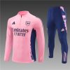 24/25 Arsenal pink half zip Tracksuit