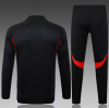 25/26 Half Bayern Black Tracksuit - Image 2
