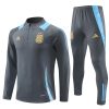 24/25 Argentina dark grey half zip Tracksuit - Image 6