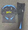 24/25 Tottenham dark gray Kid half zip Tracksuit - Image 2