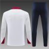 24/25 England White half zip Tracksuit - Image 3