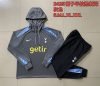 24/25 Tottenham dark gray half zip Hooded Jacket - Image 38