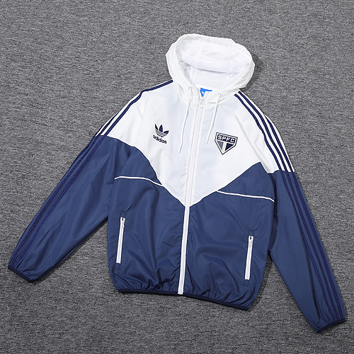 24/25 Sao Paulo blue and white Windbreaker - Image 1