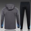 24/25 Tottenham dark gray half zip Hooded Jacket - Image 11