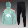 24/25 Liverpool hooded half zip tracksuit Bean green - Image 10