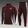 24/25 Bayern Munchen dark purple half zip Tracksuit - Image 9