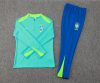 24/25 Brazil light green half zip tracksuit - Image 16