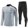 24/25 South Korea light grey half zip Tracksuit - Image 5