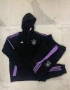 24/25 Germany black half zip Hooded Jacket - Image 22