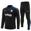 24/25 Inter Milan black half zip Tracksuit - Image 9