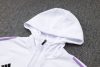 24/25 Germany white half zip Hooded Jacket - Image 28