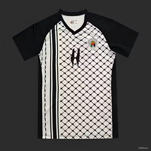 Fans Version 24/25 Palestine Black white - Image 4