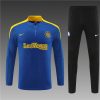 24/25 Inter Milan Color Blue half zip Tracksuit - Image 5