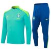 24/25 Brazil light green half zip tracksuit - Image 11