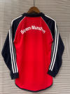 Retro 2001 Bayern Munich's home red long sleeved - Image 2