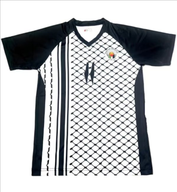 Fans Version 24/25 Palestine Black white - Image 1