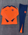 24/25 Netherlands orange Kid half zip Tracksuit - Image 2