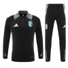 24/25 Italy half zip Tracksuit black - Image 5