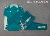24/25 Italy half zip Tracksuit deep green - Image 30