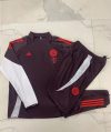 24/25 Bayern Munchen Red brown half zip Tracksuit - Image 4
