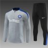 24/25 Inter Milan Light gray half zip Tracksuit - Image 8