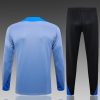 24/25 Inter Milan grey color blue half zip Tracksuit - Image 15