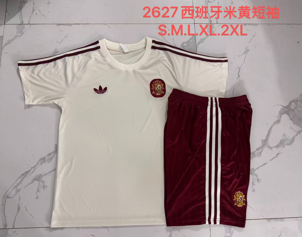 26/27 Adults Spain beige Training Kits - Image 1