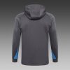 24/25 Tottenham dark gray half zip Hooded Jacket - Image 9