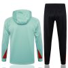 24/25 Liverpool hooded half zip tracksuit Bean green - Image 5