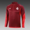 24/25 Brazil Internacional Jujube red half zip Tracksuit - Image 3