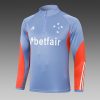 24/25 Cruzeiro grey half zip Tracksuit - Image 6