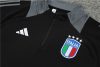 24/25 Italy half zip Tracksuit black - Image 8