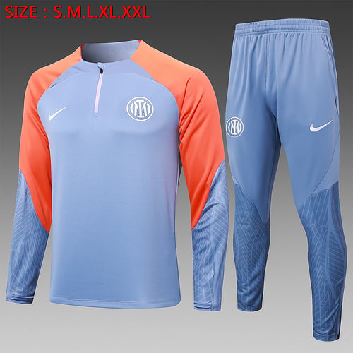 24/25 Inter Milan grey half zip Tracksuit - Image 1