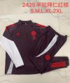 24/25 Bayern Munchen Red brown half zip Tracksuit - Image 11