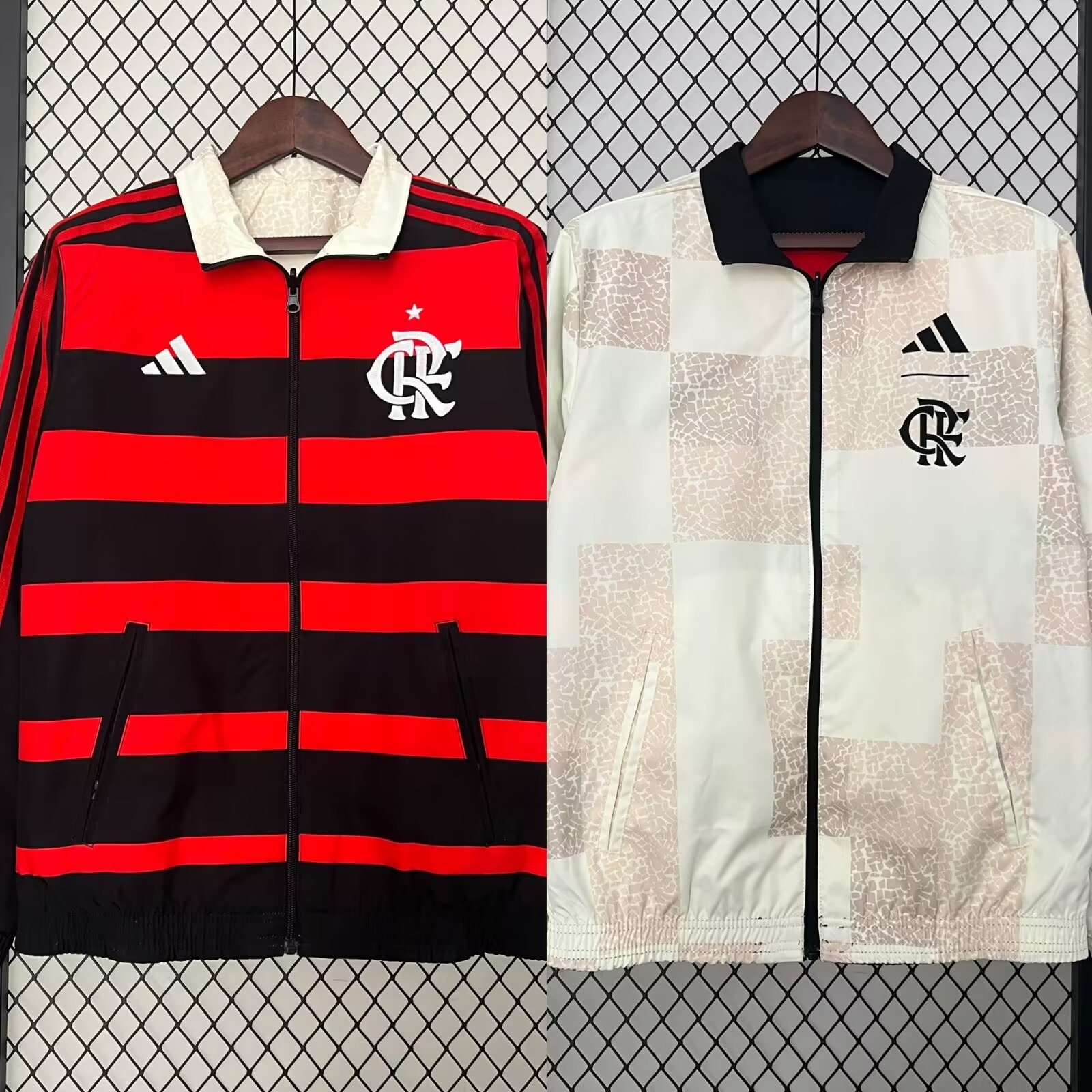 24/25 Flamengo double-sided windbreaker - Image 1