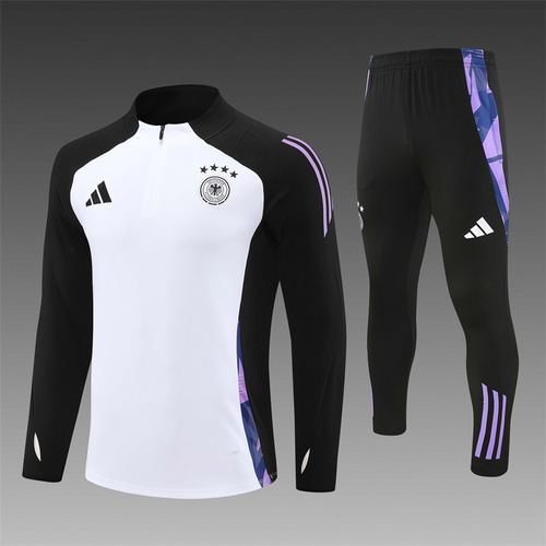 24/25 Germany white half zip Tracksuit - Image 1