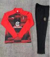 24/25 Ac Milan red half zip kids Tracksuit Camouflage - Image 3