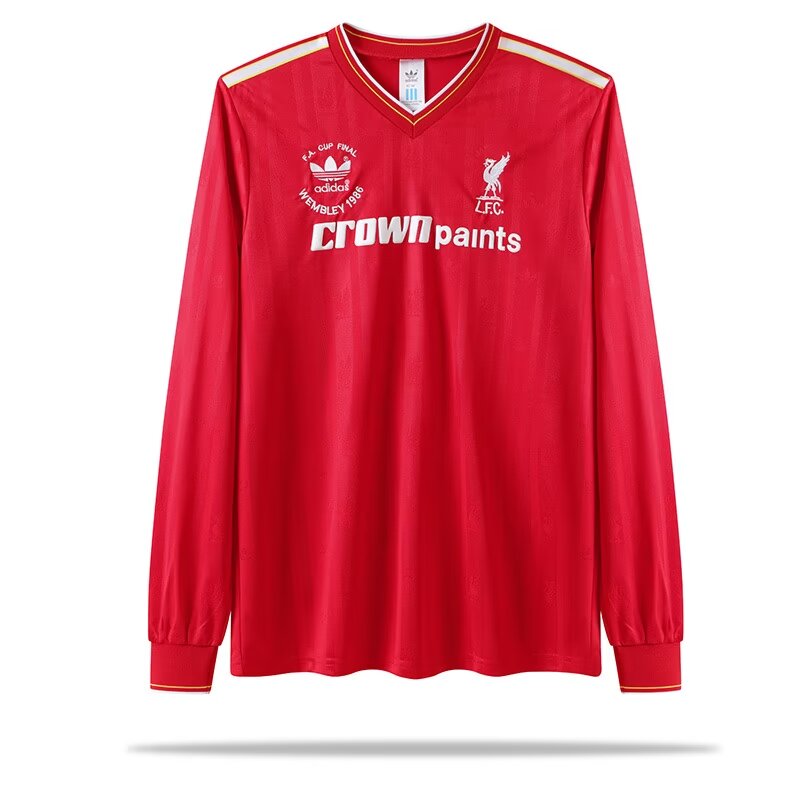 Retro 1985/86 Liverpool Home Long sleeve - Image 1