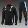 24/25 Argentina black half zip kids Tracksuit - Image 2