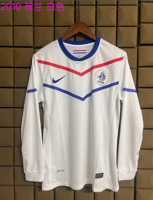 Retro 2010 Netherlands white long sleeved - Image 1