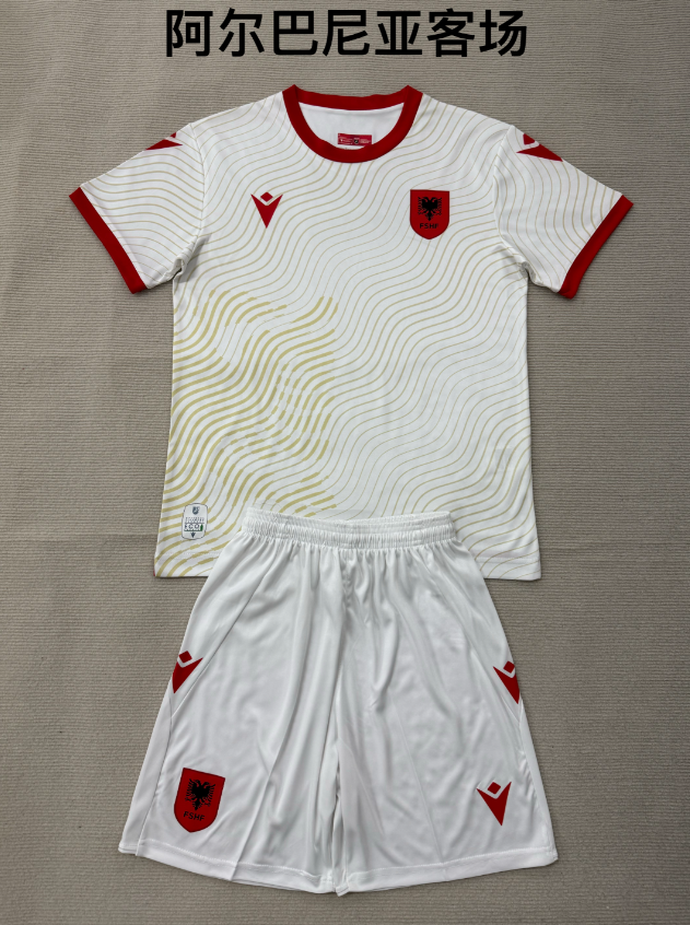 Adults kits 26/27 Albania away - Image 1