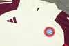 24/25 Bayern Munchen white half zip Tracksuit - Image 2